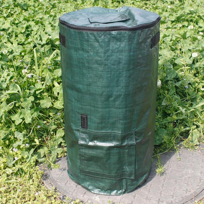 Organic Waste Kitchen Garden Yard Compost Bag Environmental PE Cloth Planter Kitchen Waste Disposal Organic Compost Bag-S