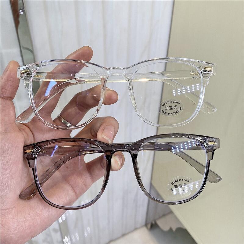 Blue Light Protective Glasses Men Women Clear Plain Computer Glasses Vintage Style For Computer Video Game