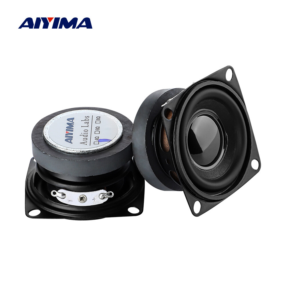 AIYIMA 2Pcs Subwoofer HIFI 2 Inch 4Ohm 5W Full Range Speaker Mini Woofer Speakers DIY Audio Subwoofer Loudspeaker