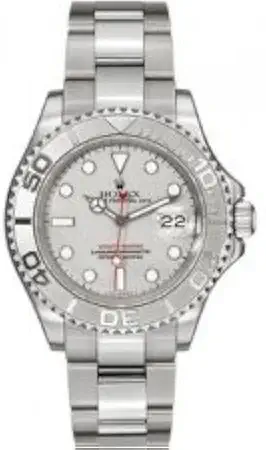 Rolex Yacht-Master Steel/Platinum Silver Dial Oysterlock